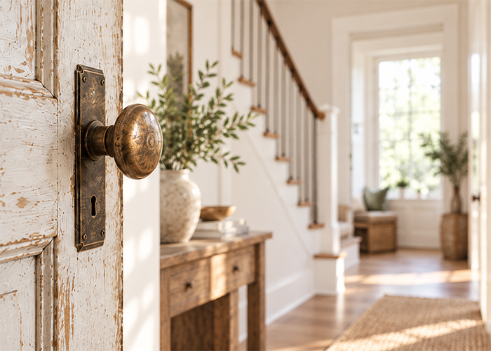 Original home detail representing the discovery phase