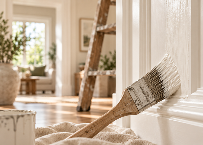 Renovation work representing the restore phase